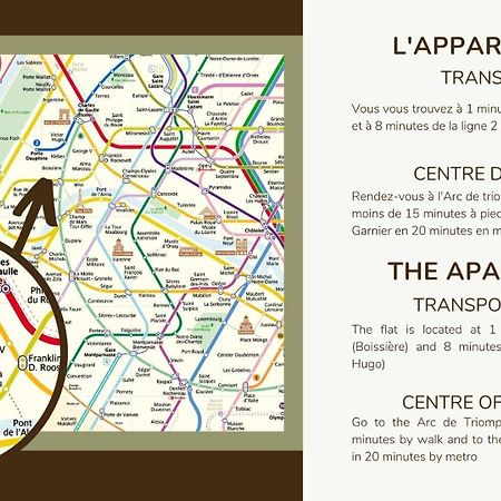 Cosy & Luxury Kleber Trocadero Arc De Triomphe Apartment Париж Екстериор снимка